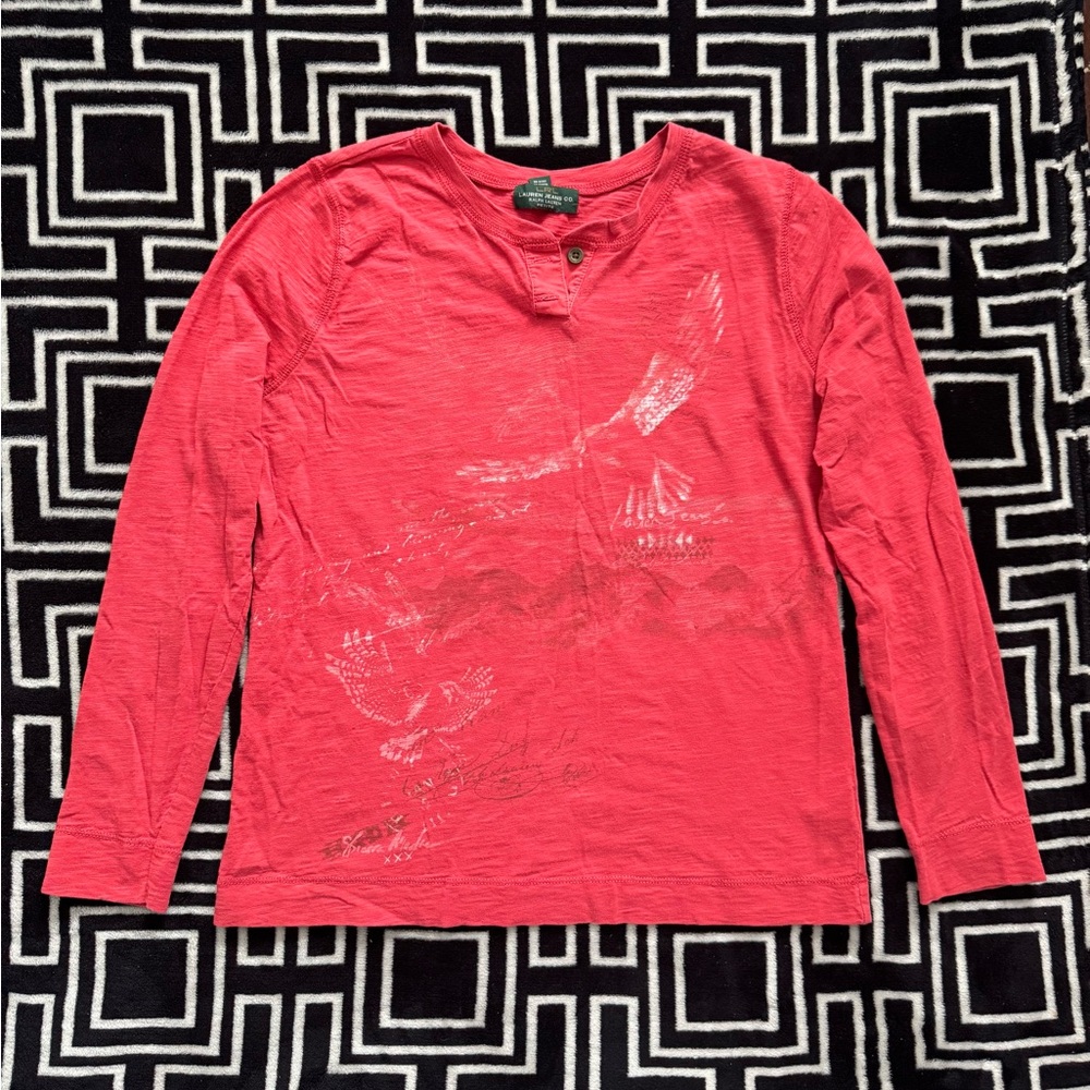 Ralph Lauren Pink Knit Top